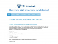 vfbkulmbach.de Webseite Vorschau