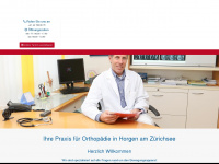 orthopädie-am-zürichsee.ch Webseite Vorschau