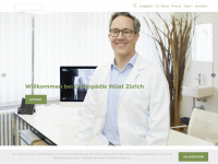 orthopaedie-wuest.ch Webseite Vorschau