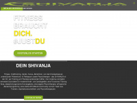 shivanja-fitness.de Webseite Vorschau
