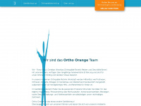 ortho-orange.de Webseite Vorschau