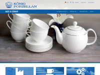 koenig-porzellan.com Webseite Vorschau