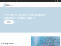 luzerner-jugendstiftung.ch Webseite Vorschau
