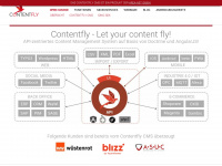 contentfly-cms.de Webseite Vorschau
