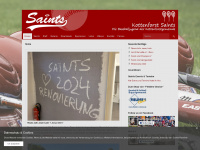 kottenforst-saints.de Webseite Vorschau