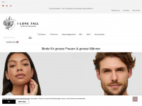 ilovetall.com Webseite Vorschau