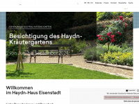 haydnhaus.at Webseite Vorschau