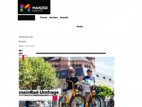 mainzer-mobilitaet.de Webseite Vorschau