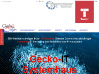 gecko-it-systemhaus.de Webseite Vorschau