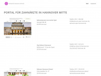 zahnaerzte-hannover-mitte.de Webseite Vorschau