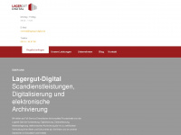 lagergut-digital.de Webseite Vorschau