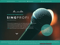 singprofi.de Webseite Vorschau