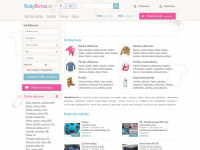 babyburza.sk Webseite Vorschau