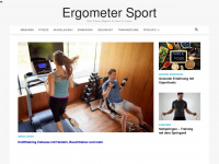 ergometer-sport.de Webseite Vorschau