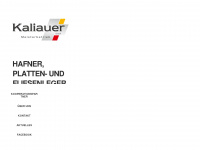 kaliauer.at Webseite Vorschau