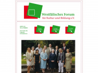 westfaelisches-forum.de Webseite Vorschau