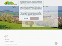 tourismus-thulbatal.de Webseite Vorschau