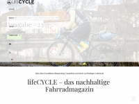 lifecyclemag.de Webseite Vorschau