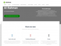 alrahman.ch Webseite Vorschau