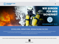 sicherheit-zug.ch Webseite Vorschau