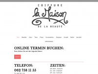 coiffure-la-maison.ch Webseite Vorschau