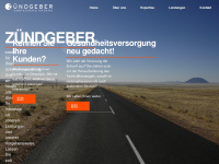 zuendgeber.com Webseite Vorschau