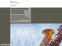 musikschule-sigmaringen.de Webseite Vorschau