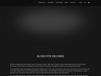 blood-rite-records.com Webseite Vorschau