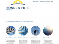 sonne-mehr.at Webseite Vorschau