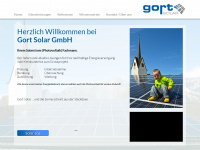 gortsolar.ch Webseite Vorschau