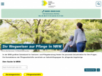 pflegewegweiser-nrw.de Webseite Vorschau