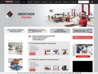 werther.pl Webseite Vorschau