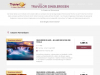 travelor-singlereisen.de Webseite Vorschau