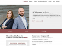 mpu-beratung-oberberg.de Webseite Vorschau