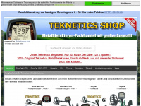 teknetics-shop.de Webseite Vorschau
