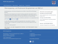 mgmv-burgstemmen.de Webseite Vorschau