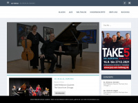 artists-in-concert.com Webseite Vorschau