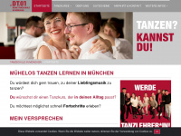 tanzschule-muenchen-dt.de Webseite Vorschau