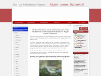 post-ansichtskarten-museum-rügen.de Webseite Vorschau