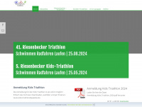 riesenbecker-triathlon.de Webseite Vorschau