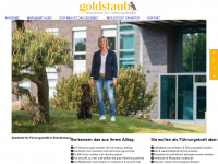goldstaub-agentur.de Webseite Vorschau