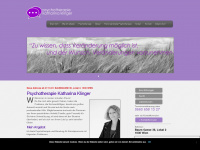 psychotherapie-klinger.at Webseite Vorschau