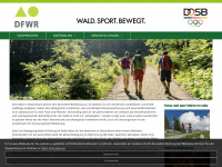 waldsportbewegt.de Webseite Vorschau