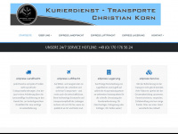 kurierdienst-korn.com Webseite Vorschau