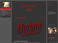 myriamunplugged.de Webseite Vorschau