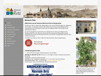 museumretz.at Webseite Vorschau