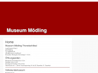 museum-moedling.at Webseite Vorschau