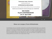 riesevonlengau.at Webseite Vorschau