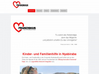 franziskus-burundi.ch Webseite Vorschau