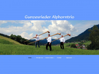 gunzesrieder-alphorntrio.de Webseite Vorschau